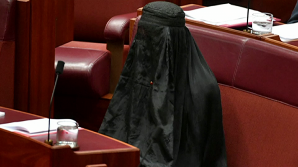 Svérázný protest australské političky